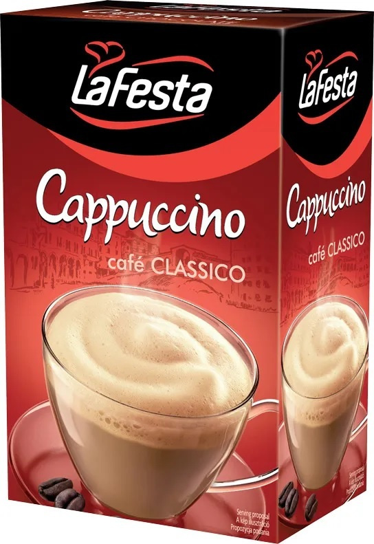 Капучино La Festa Классик напиток растворимый с натуральным кофе, 125 г (12,5 х 10 шт)  #1