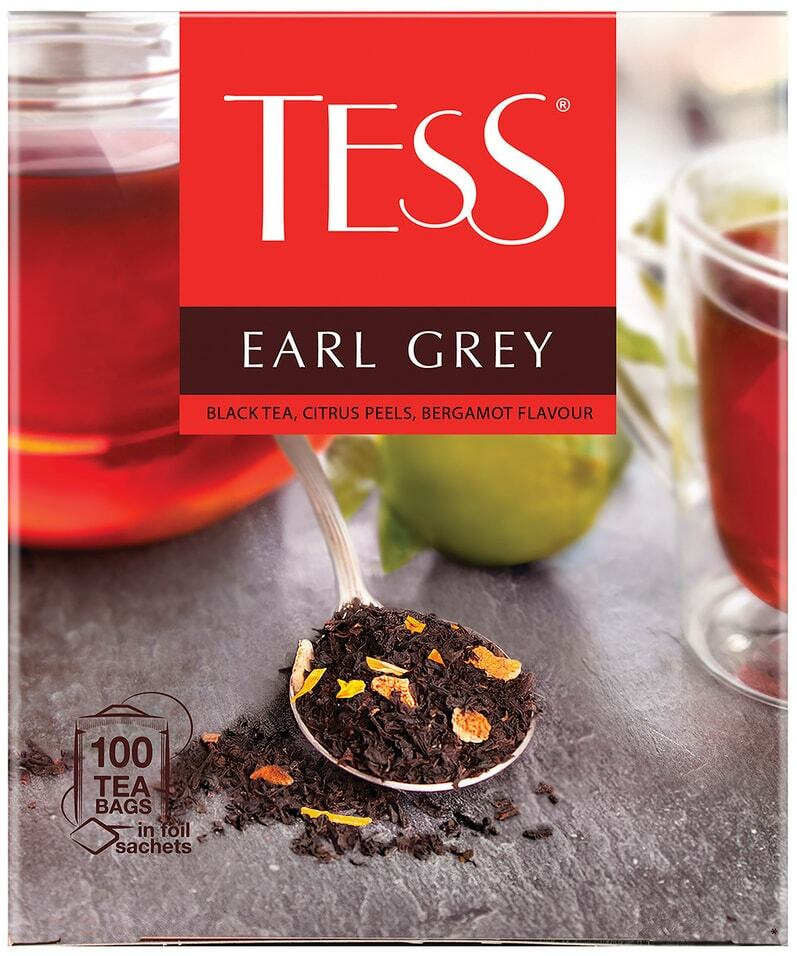 Чай черный Tess Earl Grey 100*1.6г 3уп #1