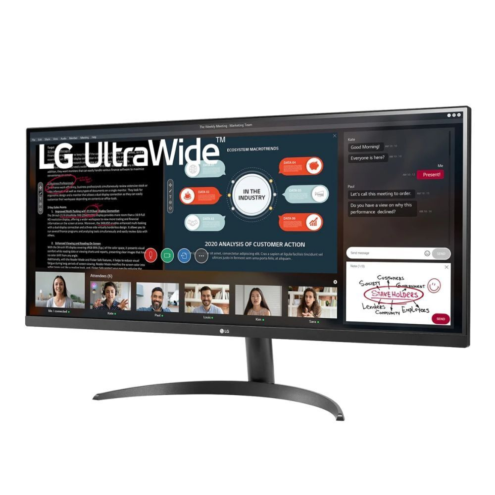 Монитор LG UltraWide 34WP500-B 34" - купить по выгодной цене в интернет ...
