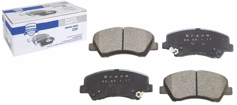Колодки тормозные BRAVE BR.BP.1.17 Передние - купить по низким ценам в ...