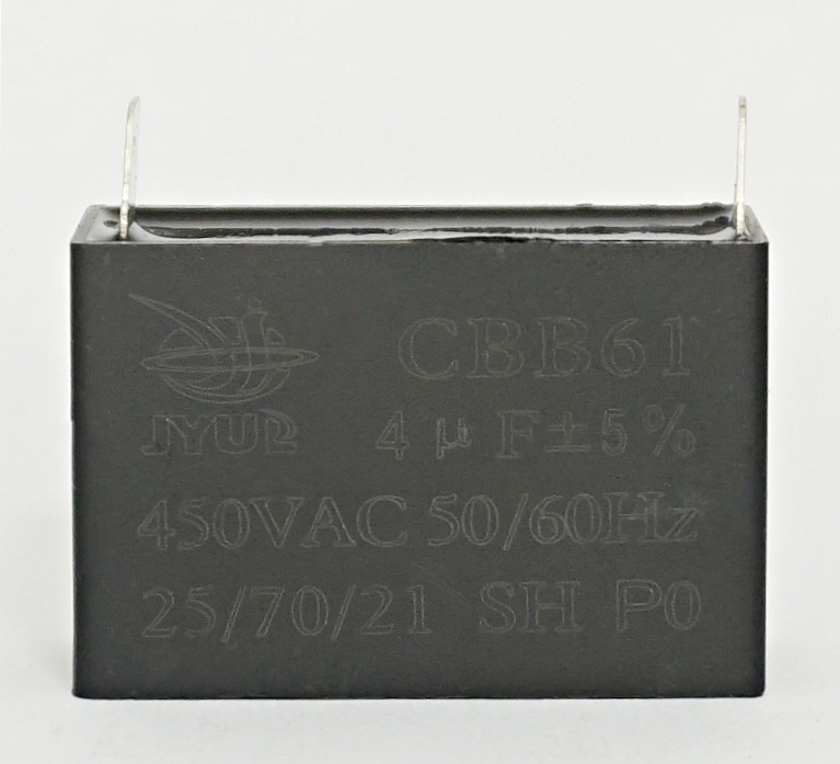 4 мкф 450В (47x18x34) 5% с клеммами CBB-61 Конденсатор пусковой ...