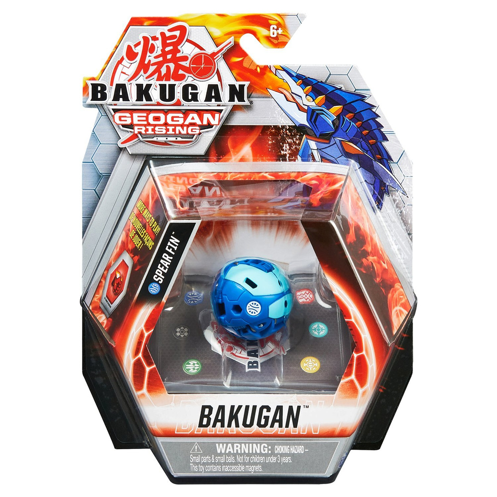 Bakugan Фигурка-трансформер Бакуган S3 Monster Fish Blue