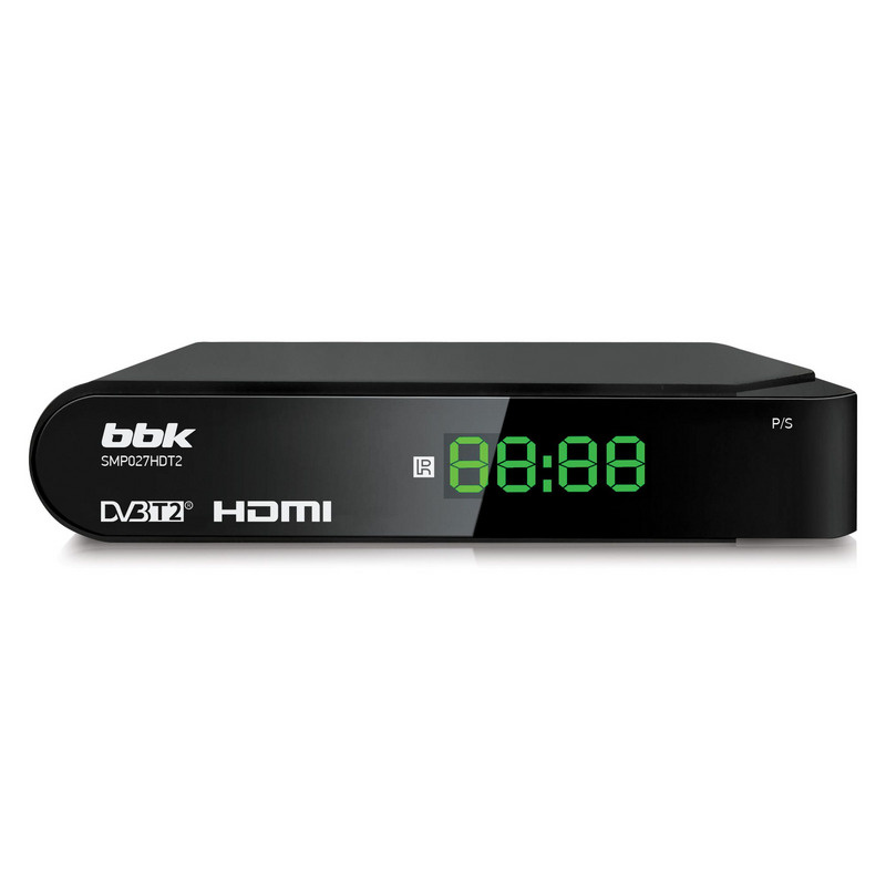 Ресивер DVB-T2 BBK SMP027HDT2 черный #1