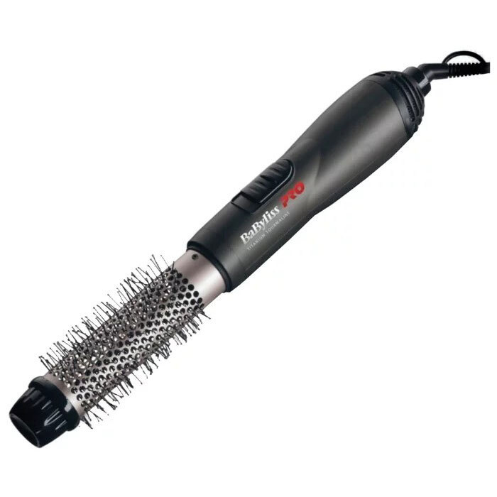 BaByliss Фен-щетка для волос BAB2676TTE 700 Вт, скоростей 2, серый #1