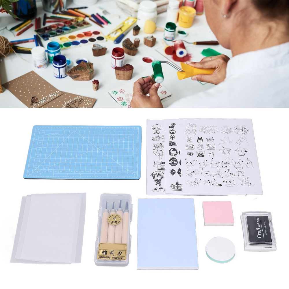 Набор блоков для вырезания резиновых штампов - купить с доставкой по ...