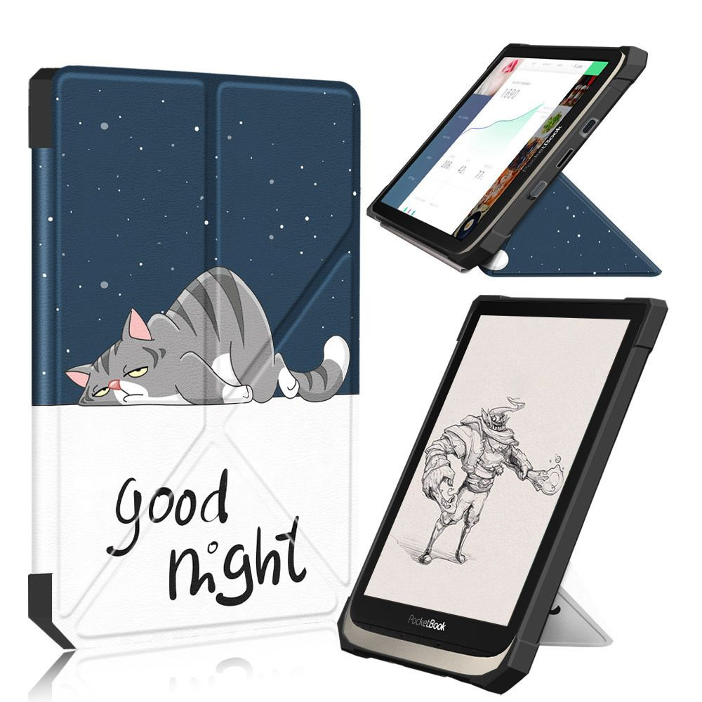Чехол-обложка MyPads для PocketBook 740 с магнитной застежкой тематика Доброй ночи  #1
