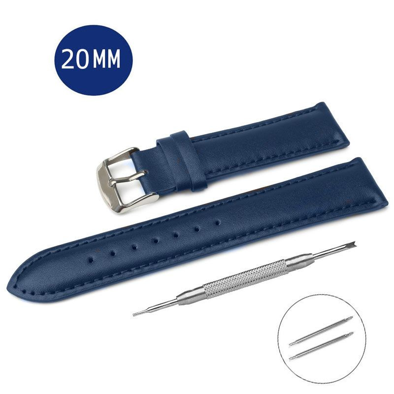 Ремешок для наручный часов 20мм синий - купить с доставкой по выгодным ...