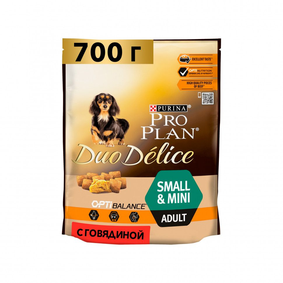 Pro Plan Duo Delice Small Mini сухой корм для взрослых собак мелких и ...