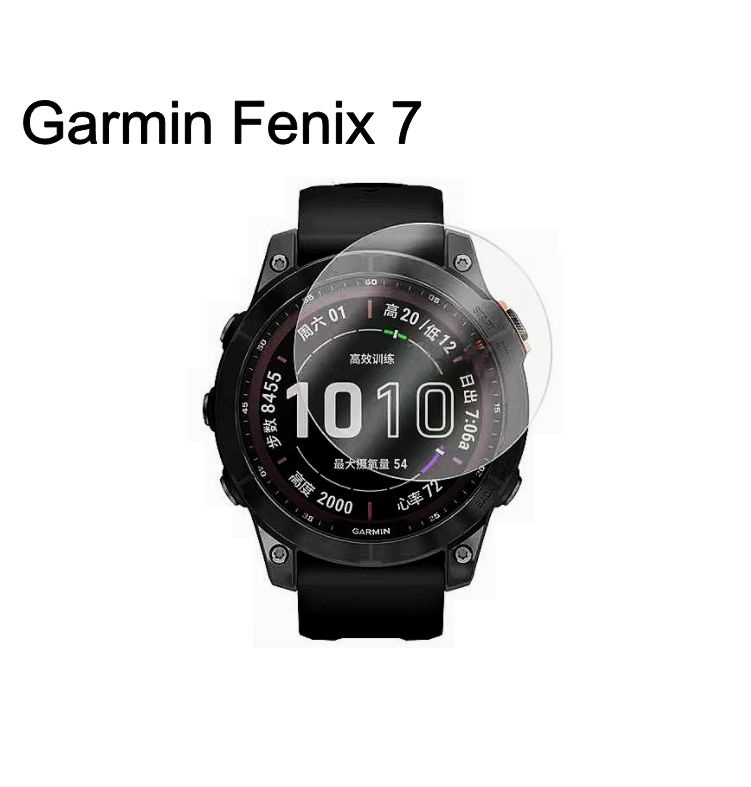 Защитное стекло MyPads Tape для умных смарт-часов Garmin Fenix 7 с олеофобным покрытием  #1