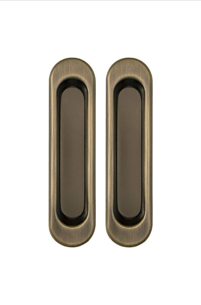 Ручки Punto (Пунто) для раздвижных дверей Soft LINE SL-010 AB, цвет: бронзовый  #1