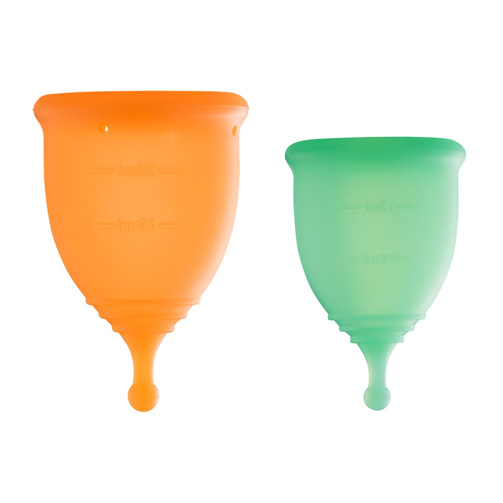 GLOW CARE / Менструальные чаши с мешочком мягкие, 2 шт. - купить с ...