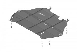 Усиленная защита Motodor картера двигателя, кпп. 2 мм, сталь. для Volvo XC90 2015-н.в.,Volvo XC60 2017-н.в. #1