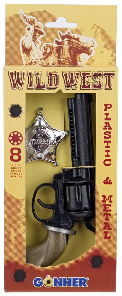 Пистолет Gonher 204/0 испанское игрушечное оружие из пластмассы / 8 ...