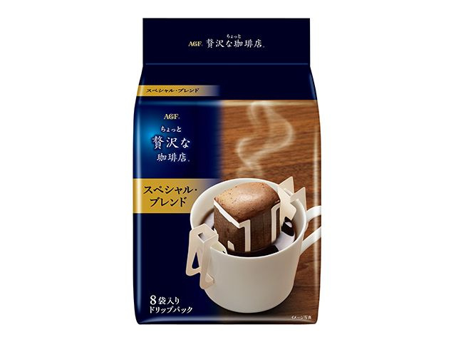 Японский кофе в фильтр-пакетах AGF Luxury Blend Кофе молотый Крепкий с Ярким послевкусием, 7г х 8шт  #1