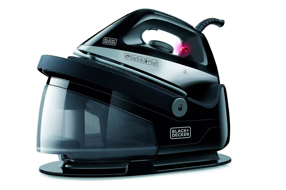 Black decker утюг как разбирать Black+Decker Гладильная система Паровая станция BXSS2200E, черно-серый - купить 