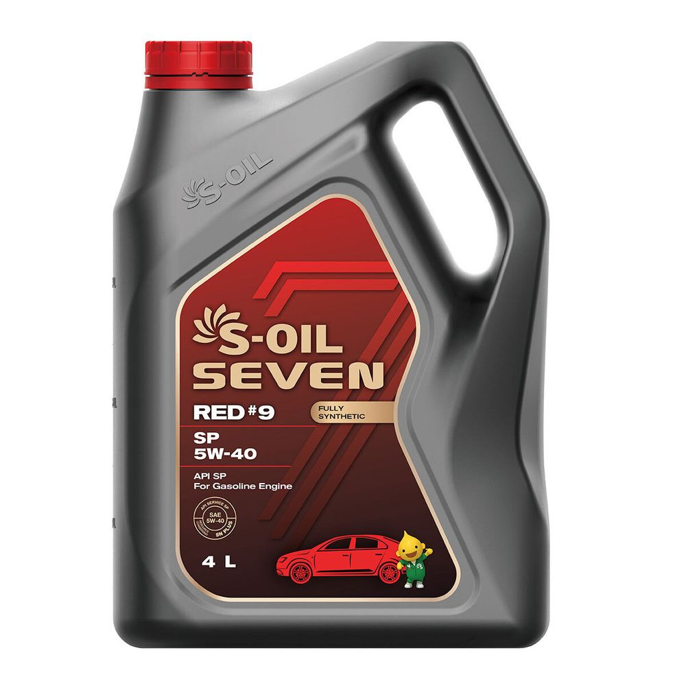 S-OIL SEVEN RED #9 5W-40 Масло моторное, Синтетическое, 4 л #1