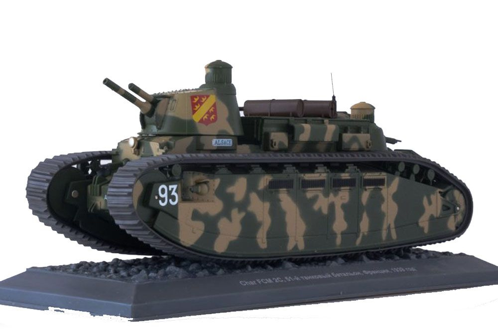 Tank panzer танк char fcm 2c франция 1939 - купить в интернет-магазине ...