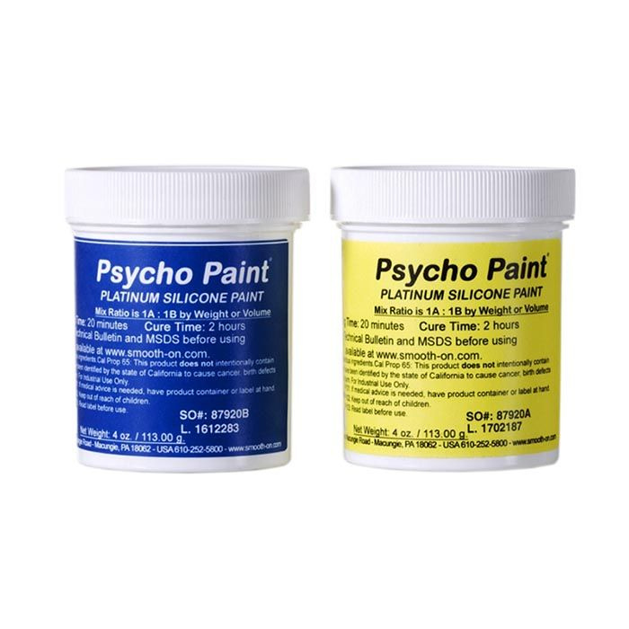Psycho Paint (А+В) 226 грамм жидкий силикон, основа для краски #1