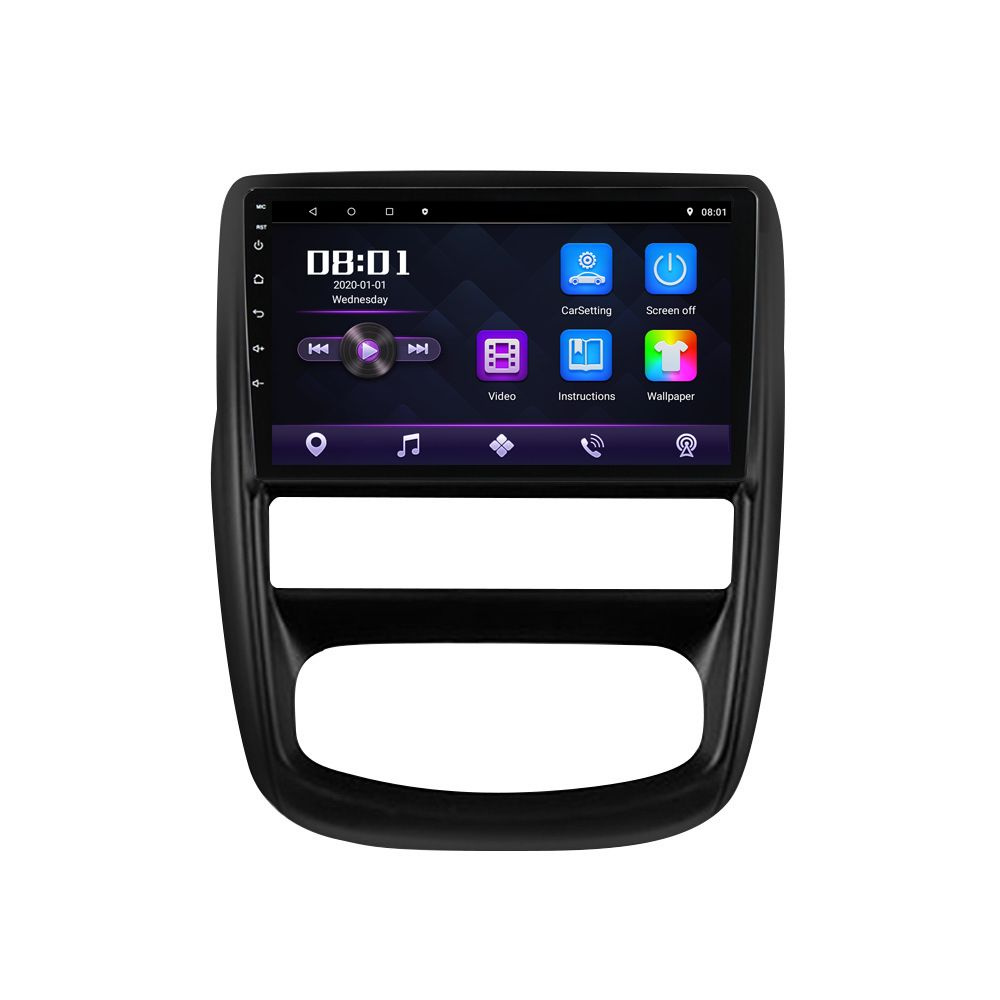 2 DIN-Android Auto,Штатная магнитола,4+64Гб 4G Carplay для Рено Дастер ...