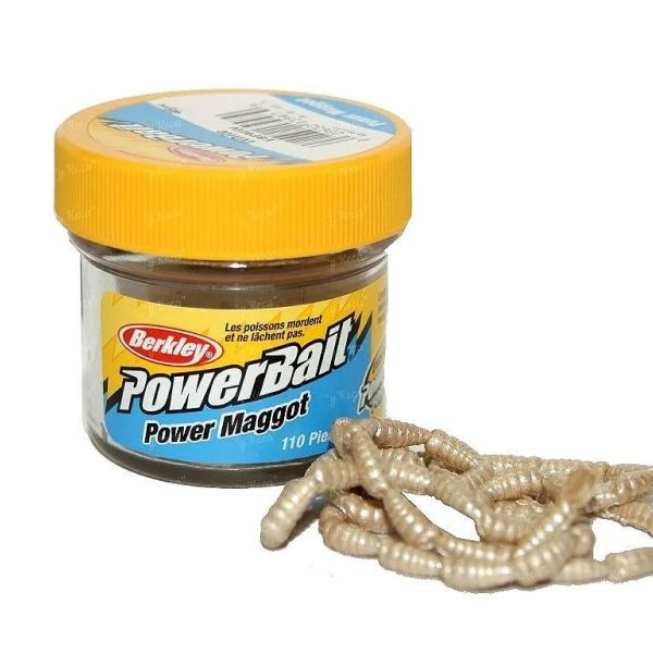 Имитация опарыша Berkley Powerbait Power Maggot White 110 шт. #1