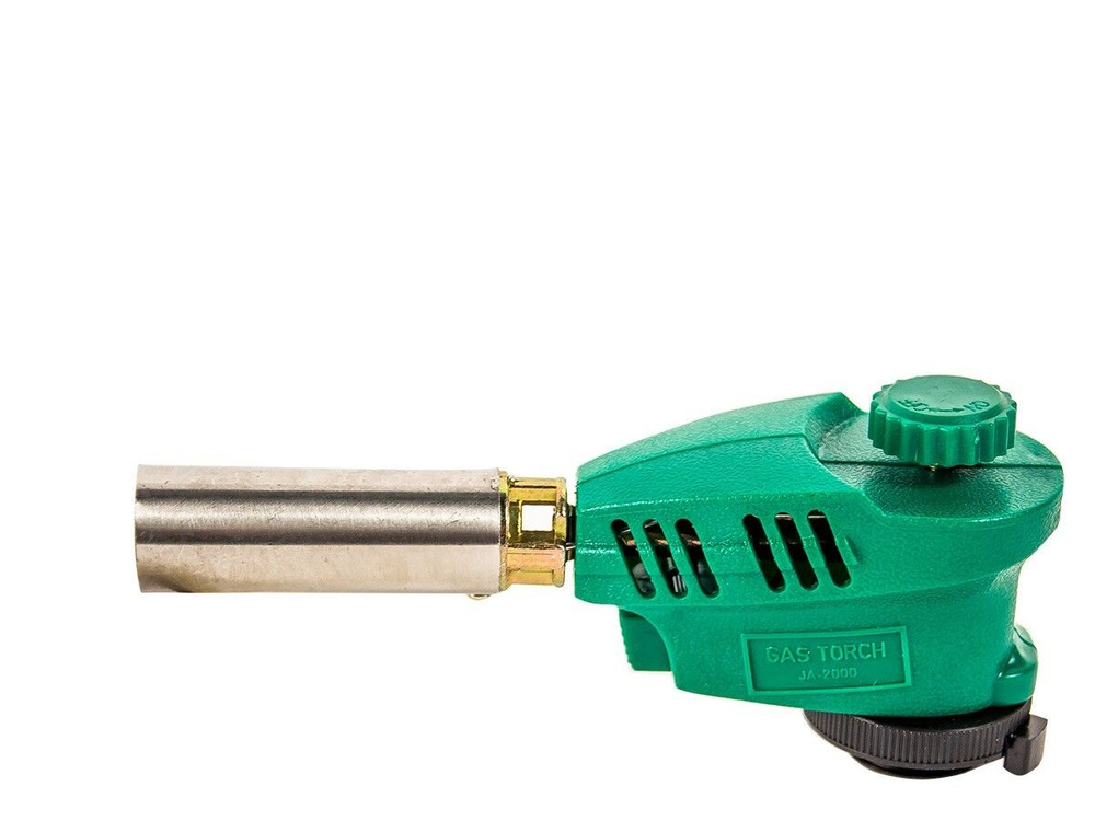 Туристическая газовая горелка-насадка Flame Gun (зеленая) -  по .