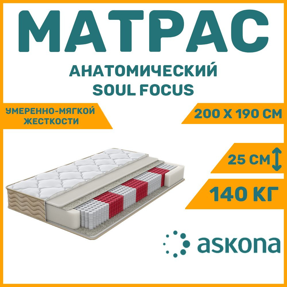 Матрас soul focus 140 200