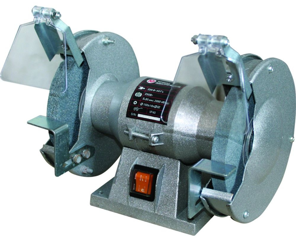 Станок точильный Калибр 02919, 250 Вт - купить в интернет-магазине OZON ...