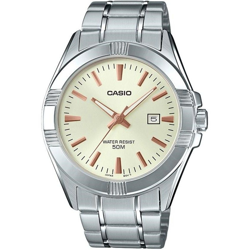 Мужские наручные часы CASIO MTP-1308D-9A с индикацией даты, батарейка в подарок  #1