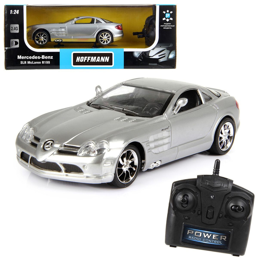 Машина радиоуправляемая HOFFMANN 1:24 mercedes benz slr mclaern r199 -  купить с доставкой по выгодным ценам в интернет-магазине OZON (817880251)