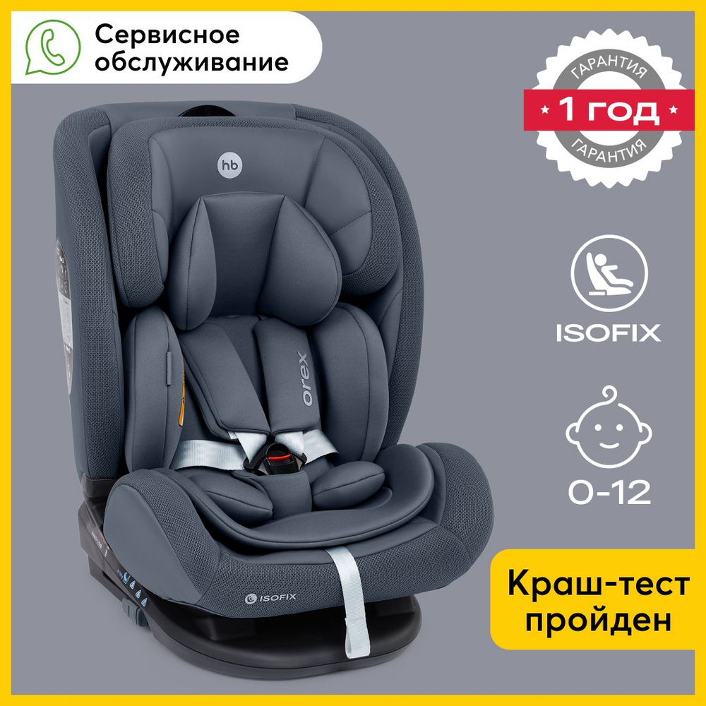 Кресло happy baby isofix