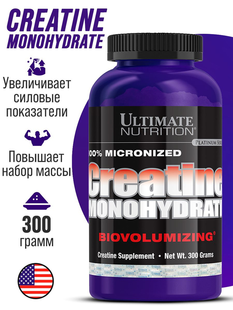 Ultimate Nutrition Креатин моногидрат, creatine monohydrate, спортивное ...