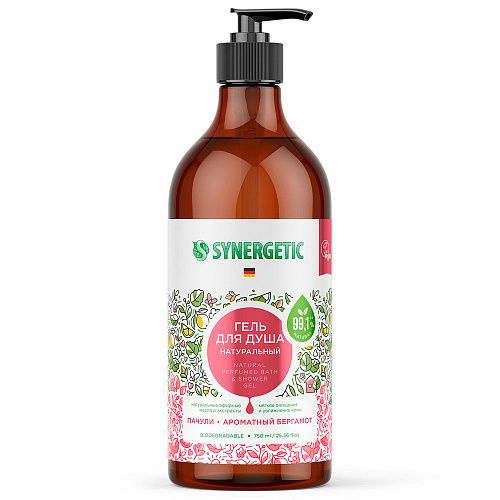 Synergetic Средство для душа, гель, 750 мл - купить с доставкой по ...