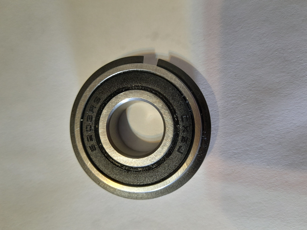 Подшипник 6203RS вала фрикциона со стопорным кольцом. - купить по ...