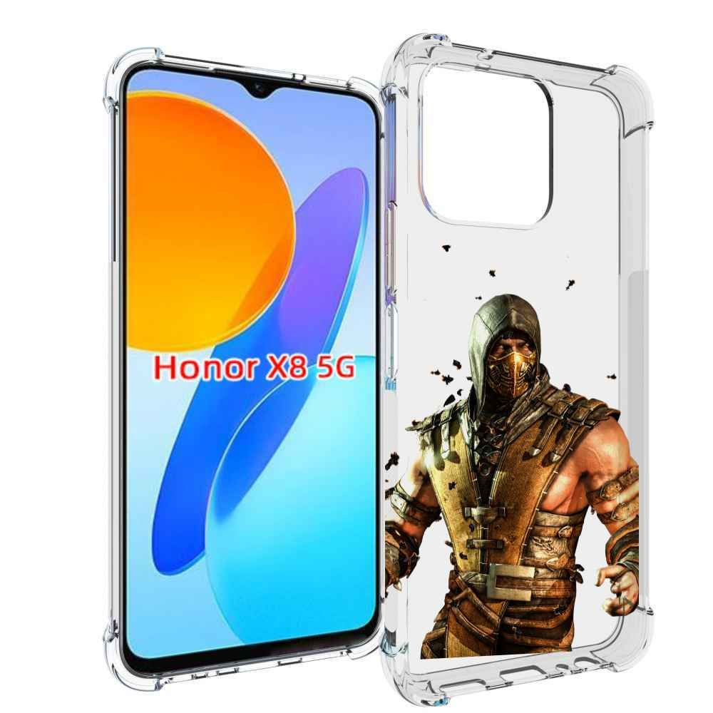 Чехол-бампер MyPads для Honor X8 5G с рисунком Mortal Kombat scorpion,  противоударный, силиконовый, с выступами и усиленными углами для защиты  камеры - купить с доставкой по выгодным ценам в интернет-магазине OZON  (829744665)