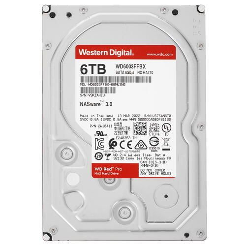 Western Digital 6 ТБ Внутренний жесткий диск Red Pro (WD6003FFBX) (WD6003FFBX)  #1