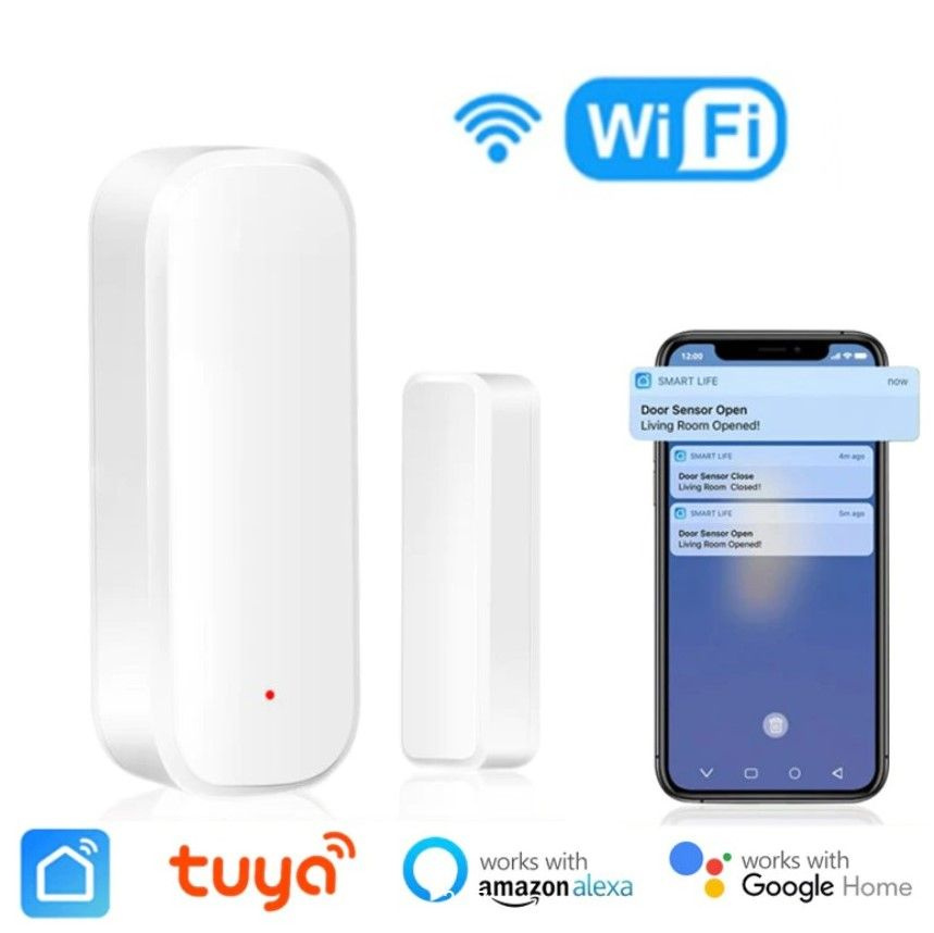 Умный Wi-Fi датчик открытия двери / окна - купить с доставкой по ...