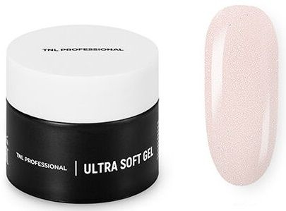 Низкотемпературный однофазный гель Ultra soft №03 камуфлирующий нежно-розовый с шиммером 15 мл  #1