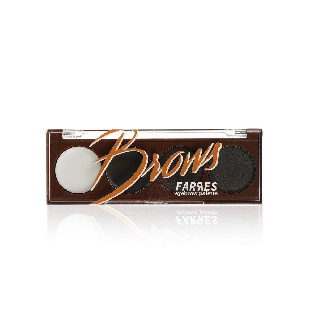 Тени для бровей Farres Brows 03 4 цвета 12г #1