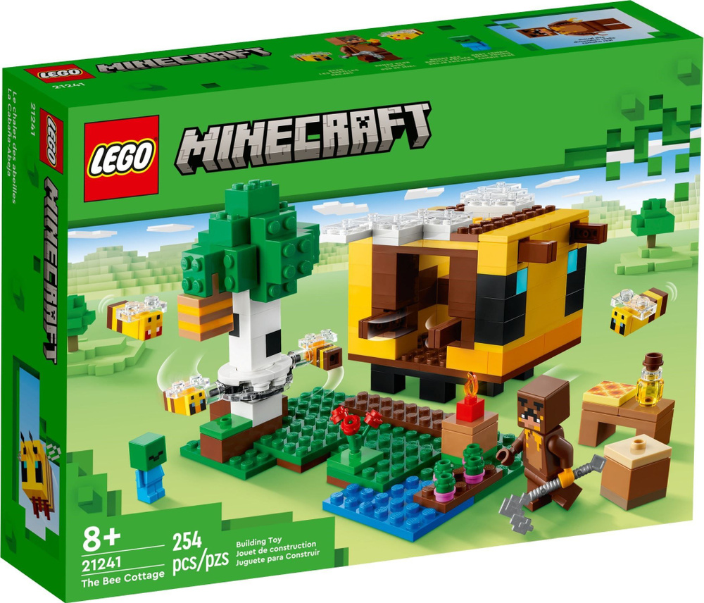 Конструктор LEGO Minecraft 21241 Пчелиный домик