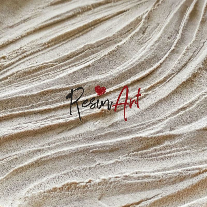 ResinArt / Текстурный песок Натуральный / паста текстурная для работ из