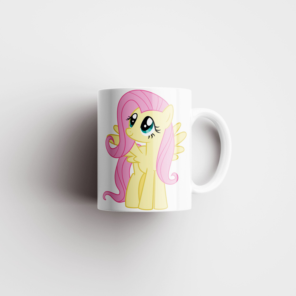 Кружка My Little Pony, MLP, Мой Маленький Пони, Флаттершай, Fluttershy, 330 мл, 1шт. #1