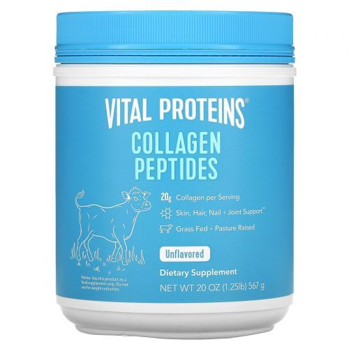 Vital Proteins, Пептиды коллагена, без вкусовых добавок, 567гр #1