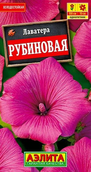 ЛАВАТЕРА РУБИНОВАЯ. Семена. Вес 0,5 гр.. Эффектный летник с пышным цветением  #1