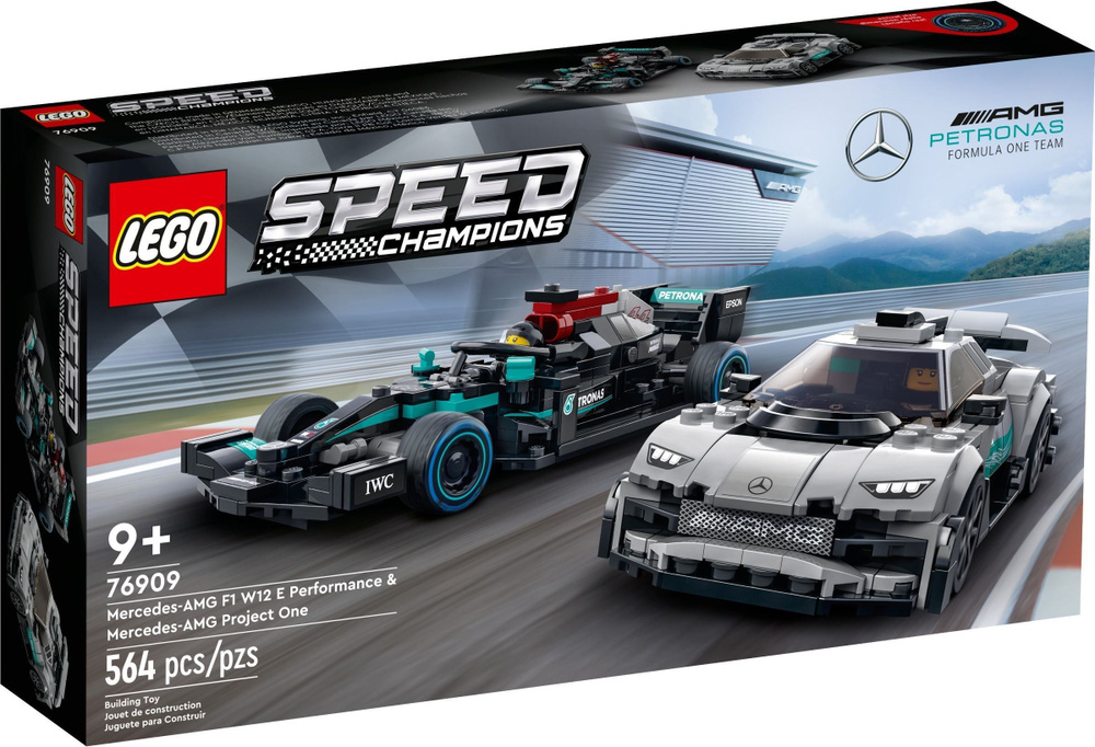 Lego 76909 Speed Champions Mercedes AMG F1 W12 E Performance Mercedes AMG Project One OZON 891312182