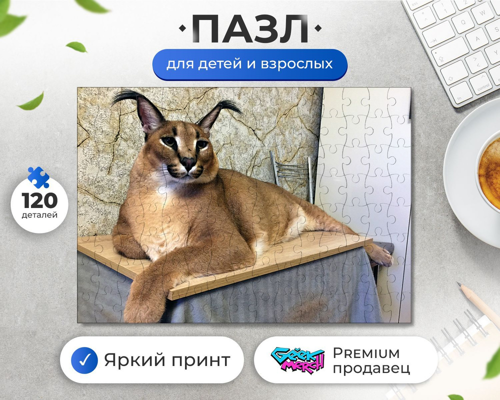 Пазл Шлёпа Большой Русский Кот Floppa На Столе - купить с доставкой по  выгодным ценам в интернет-магазине OZON (892869724)