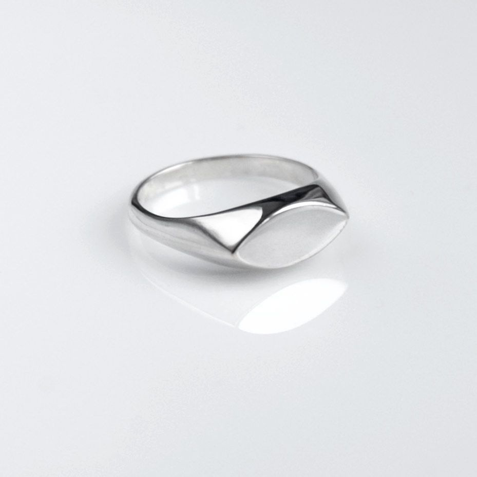 JAM Jewelry Кольцо Серебряное кольцопечатка на мизинец купить с