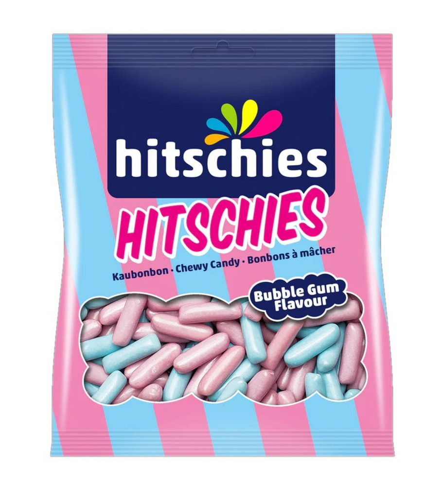 Жевательные конфеты Hitschies Bubble Gum Flavour вкус Баббл Гам ...