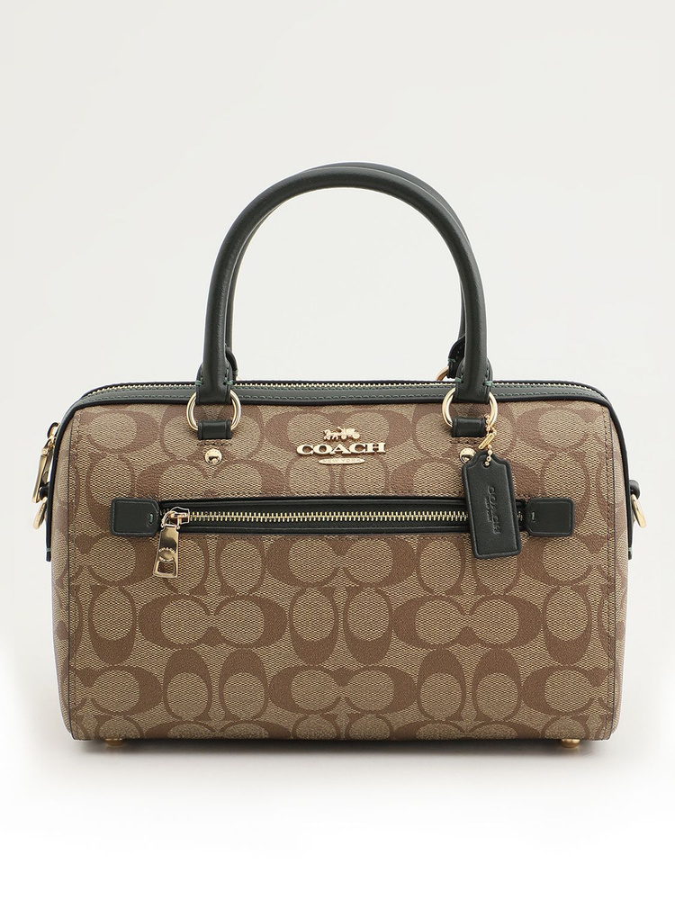 Coach signature cheap rowan satchel