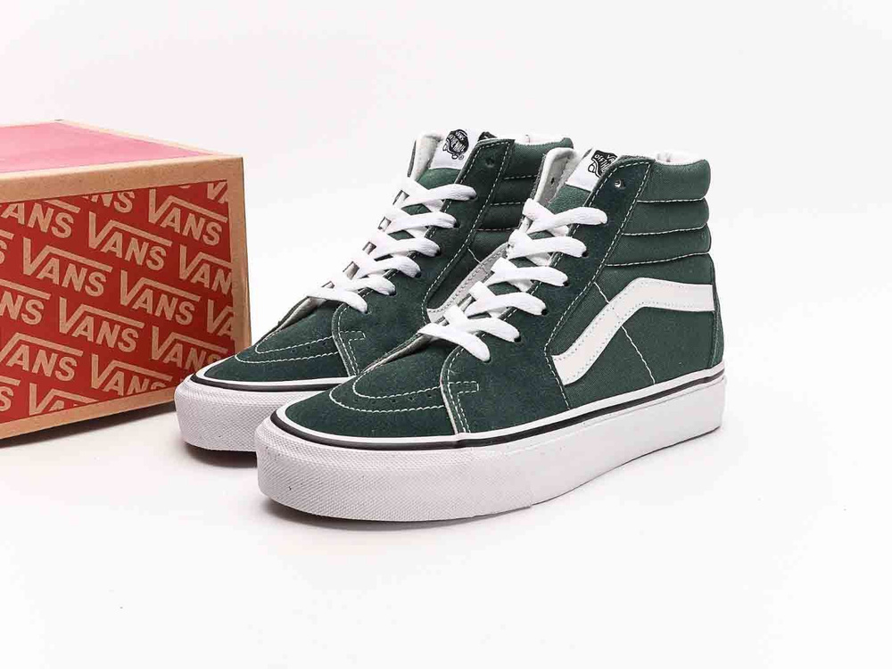 Vans sk8 hi discount piel