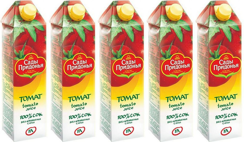 Сок Сады Придонья Томат с мякотью, комплект: 5 упаковок по 1 л  #1